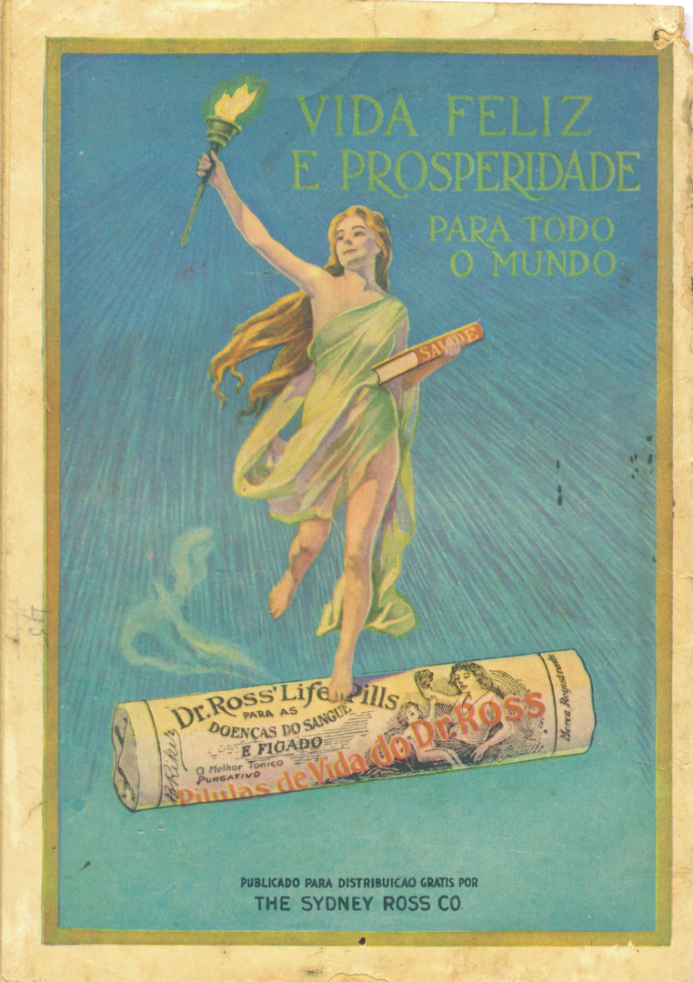 1928-1 - Almanaque de Farmácia - Contracapa