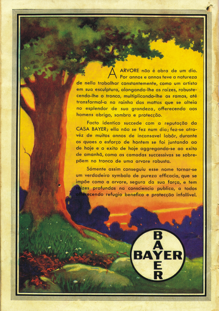 1931-1 - Almanaque de Farmácia - Contracapa