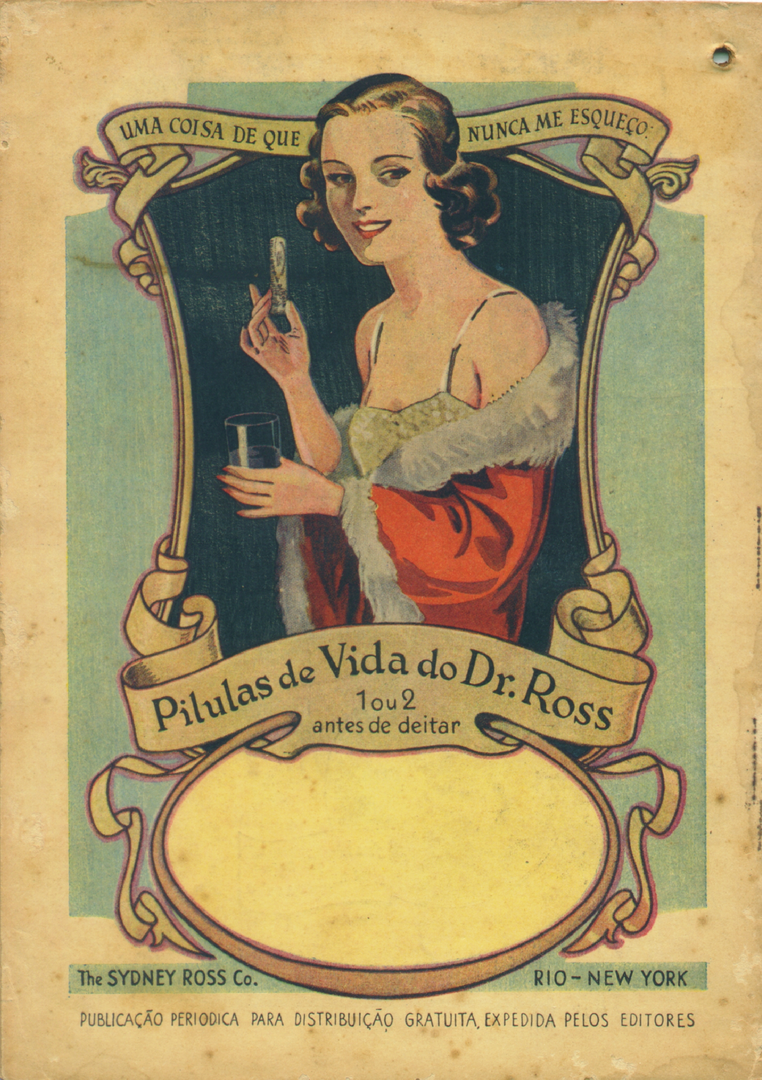 1935-1 - Almanaque de Farmácia - Contracapa