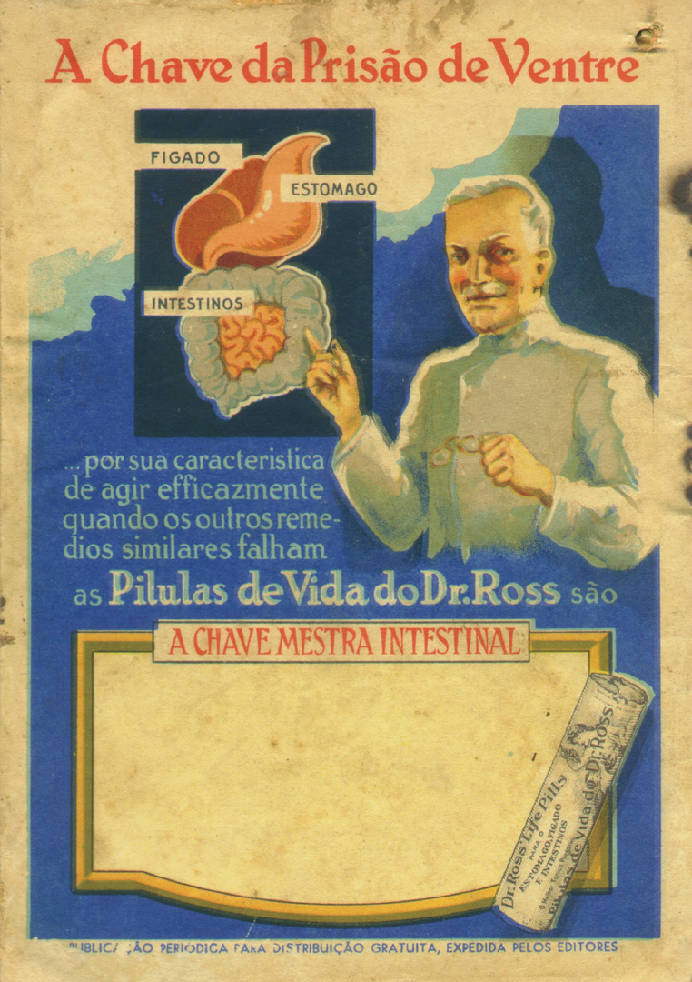 1936-2 - Almanaque de Farmácia - Contracapa