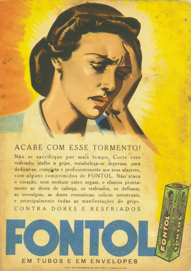 1942-1 - Almanaque de Farmácia - Contracapa