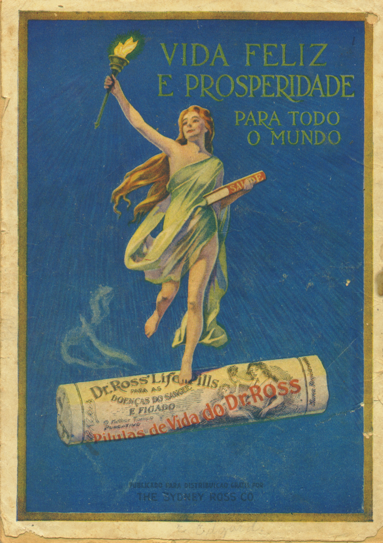 1949-1 - Almanaque de Farmácia - Contracapa