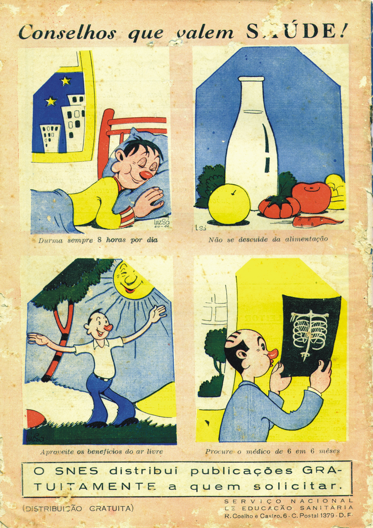 1959-3 - Almanaque de Farmácia - Contracapa